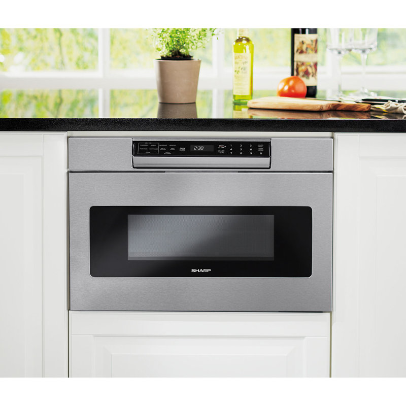 Sharp 24'' 1.2 Cubic Feet cu. ft. Microwave Drawer with Sensor Cooking ...